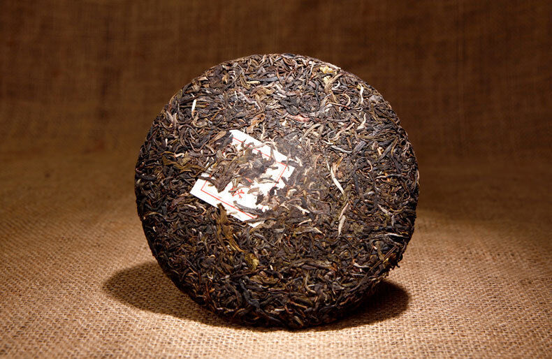Yunnan Qizi Tea Cake Pu'er Raw Tea Cake Jishun Hao Strength Pai Pu'er Tea 330g