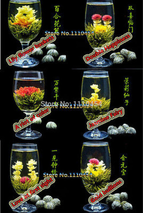Herbal Tea Floral Fragrant Green Tea 130g 16 Kinds Handmade Blooming Flower Tea