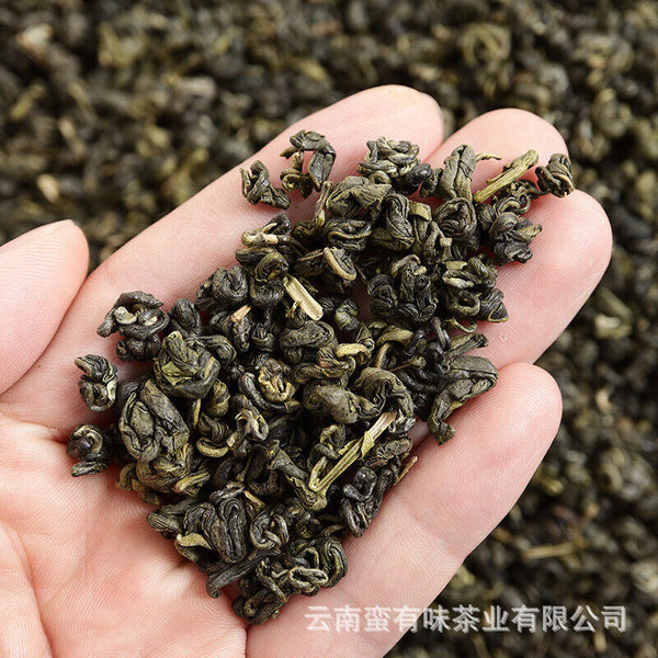 HelloYoung 500g bag Yunnan Yunnan Green Tea Puerh Tea Bi Luo Chun One bud and two leaves