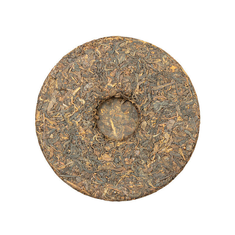 HelloYoung Yunnan Puerh Tea Cake Ancient Tree Ripe Puerh 357g Brown Mountain Pu'er Tea