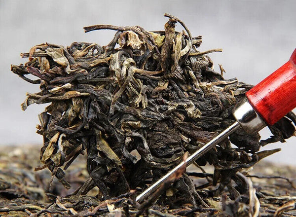 357g Early Spring Raw Puer Tea Qi Zi Bing Cha Unfermented Puer Tea Cake