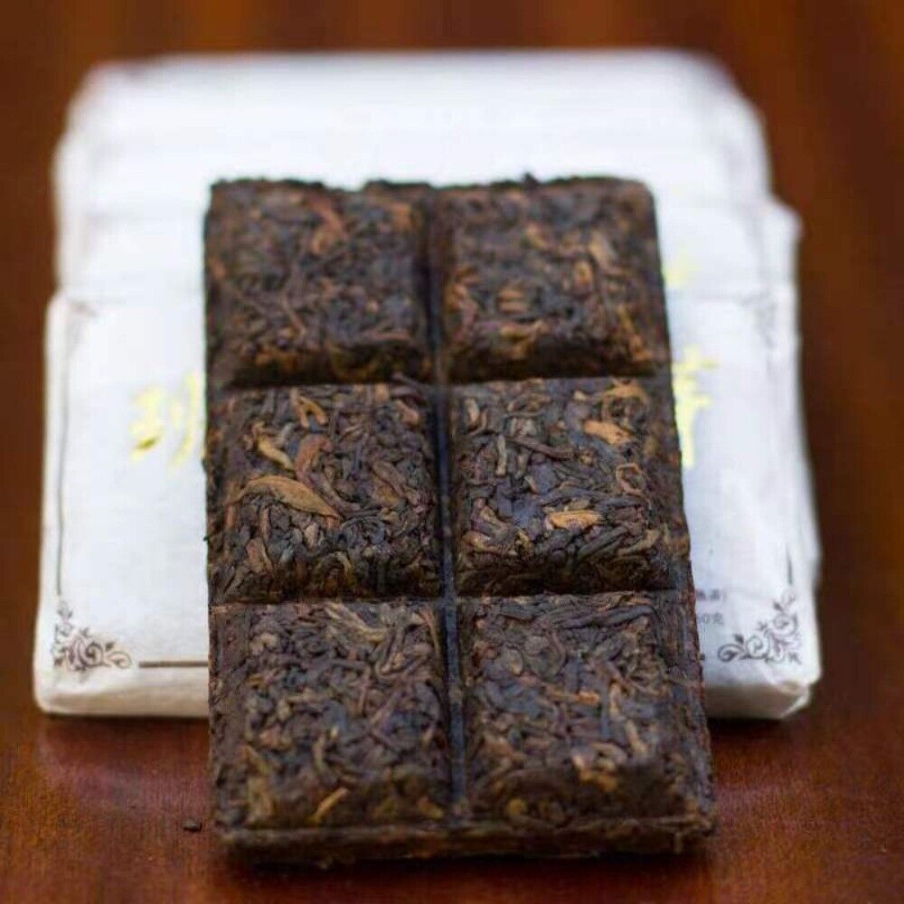 50g Banzhang Golden Buds Ripe Pu-erh Tea Brick Old Yunnan Cooked Pu'er Black Tea Secondary image