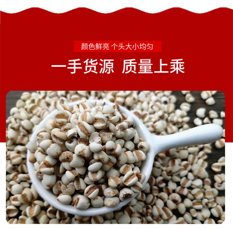 HelloYoung 500g Job's Tears Guizhou Job's Tears bulk new powdered Job's Tears flower tea