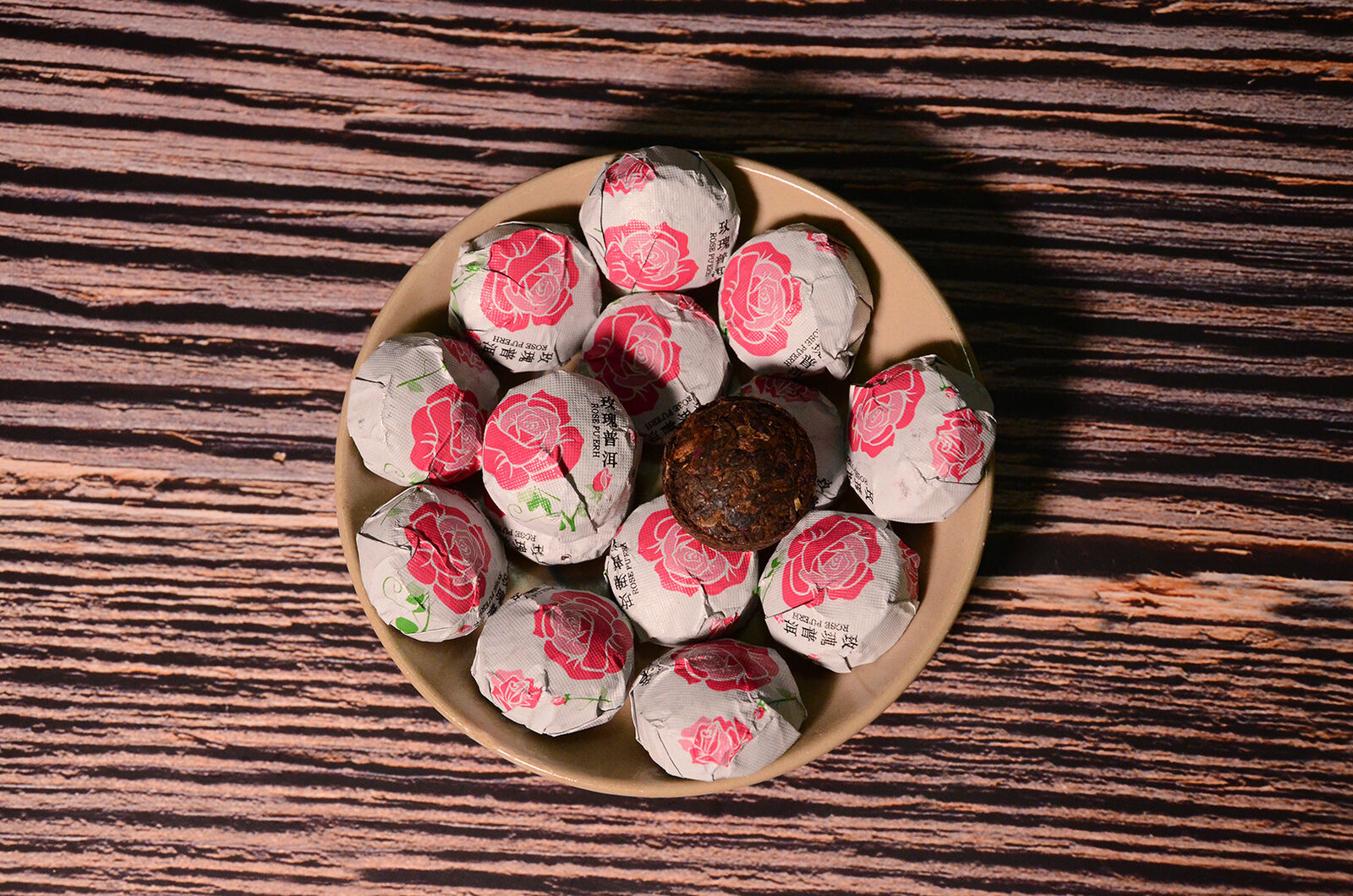 HelloYoung 500g Yunnan Pu'er Tea Leaves Jindian Tea Factory Rose Flavor Small Tuo Tea Ripe