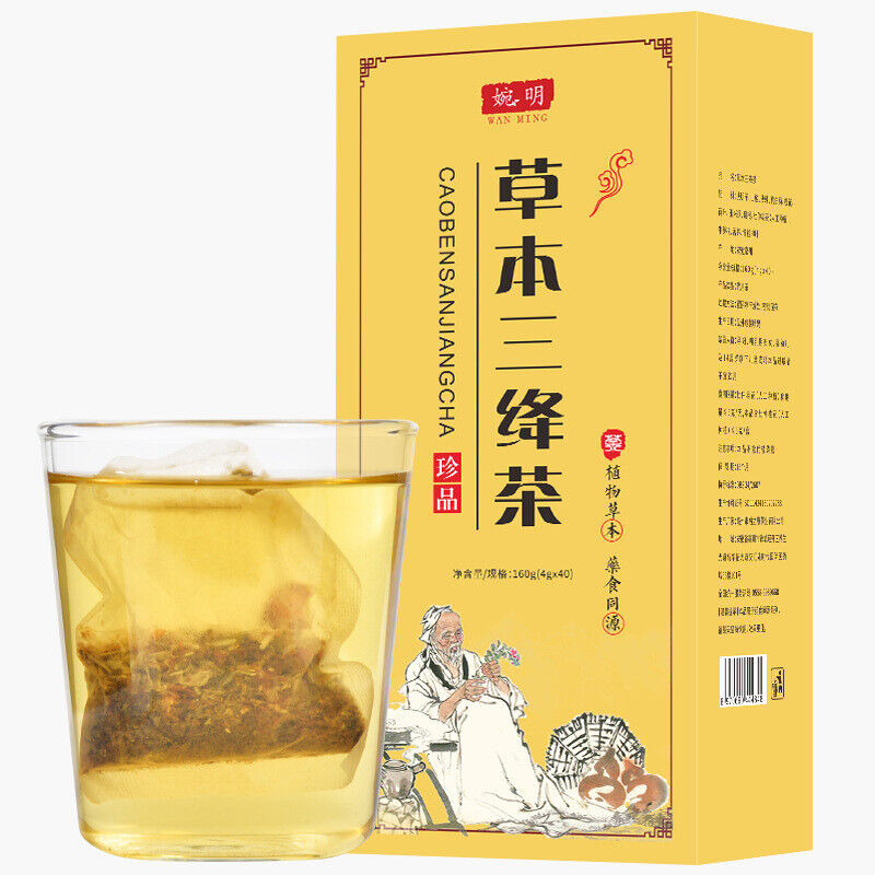 HelloYoung 160g Herbs three jiangtea corn beard mulberry kudzu willow three descending tea Main image