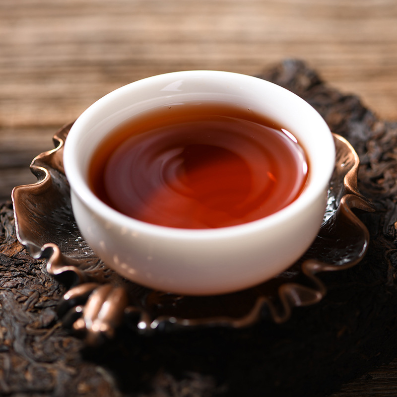 Aged and Scented Old Tea Brick 250g/8.8oz Puerh Tea Brick Ripe Tea Lao Banzhang