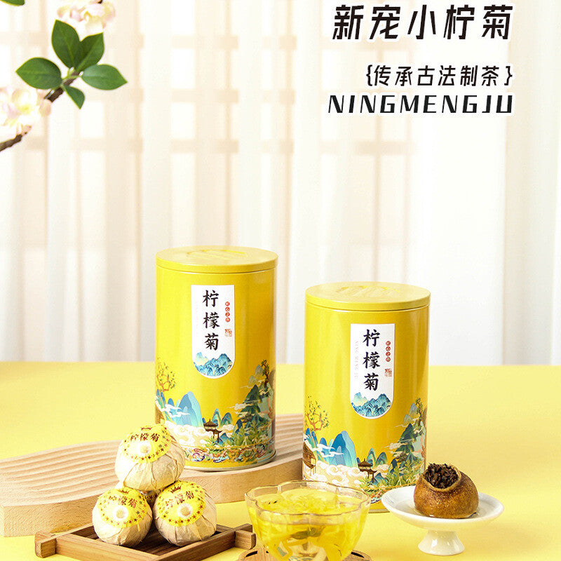 70g Aroma Natural Herbal Blend  Lemon Chrysanthemum Tea Fruit Tea with Lemon