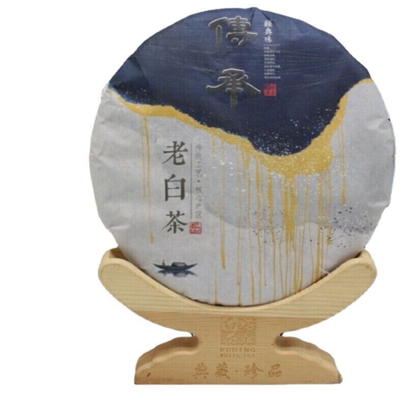 HelloYoung Fragrant White Tea Cake Chinese Tea 350g Premium Fuding White Tea Shoumei Date
