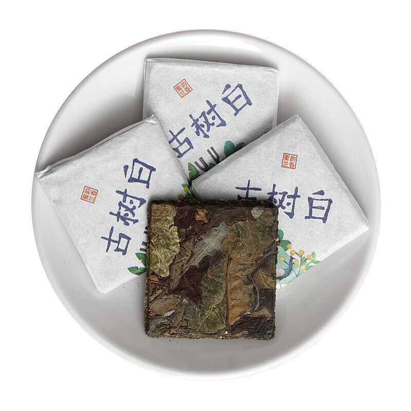 HelloYoung 500g Yunnan tea old tree white tea 8g small square brick (Chong) white tea Main image