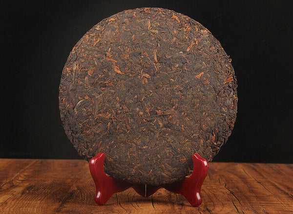 HelloYoung Iceland Jiao Mu Ripe Tea Cake Spring Tea New Tea Pu'er Seven Seed Cake Tea
