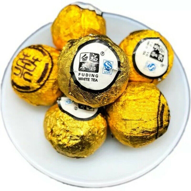 HelloYoung Organic Ball-shaped White TeaWild Old Ecology Tree Fuding Shoumei White Tea 500g