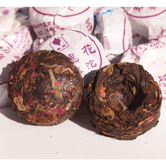 Rose Puer Tea Mini Tuocha Yunnan Ripe Puer Black Tea 20/50 Pieces Secondary image