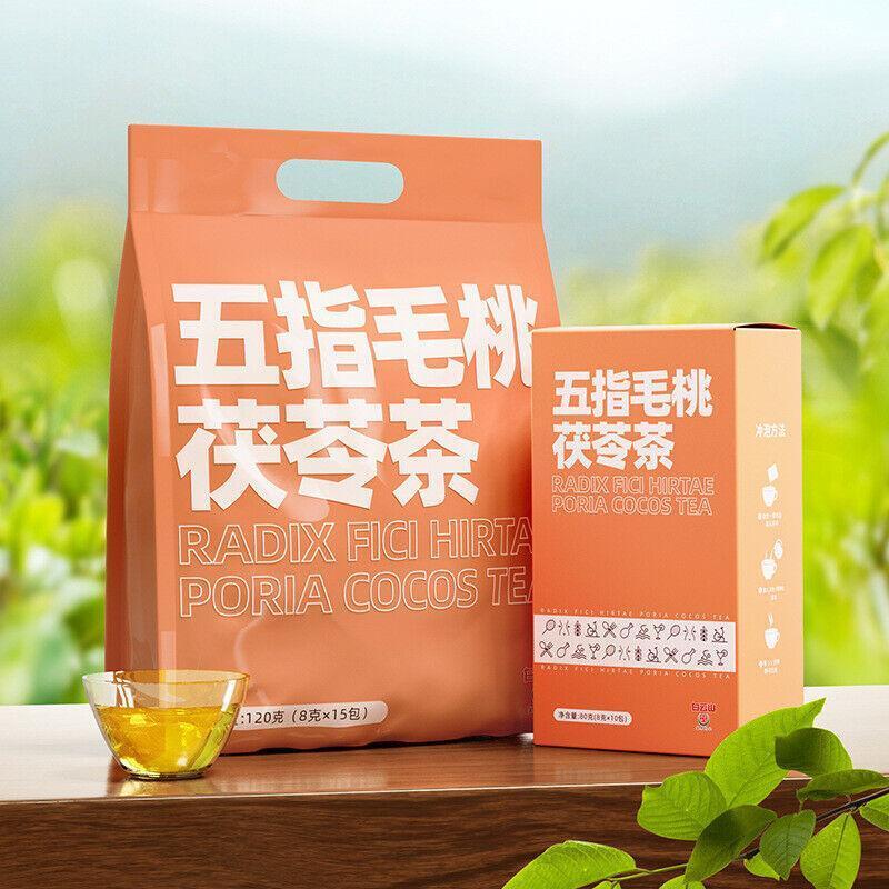 Health tea bag Five-finger peach Poria cocos tea, red bean barley tea Main image