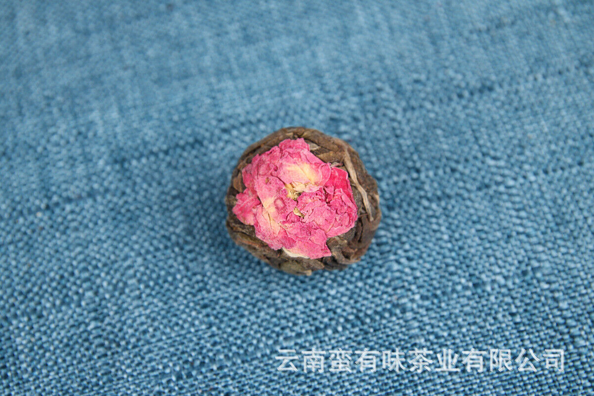 500gYunnan Puerh Tea,Handmade Raw Tea Dragon Balls Flower Tea Balls Dragon Balls