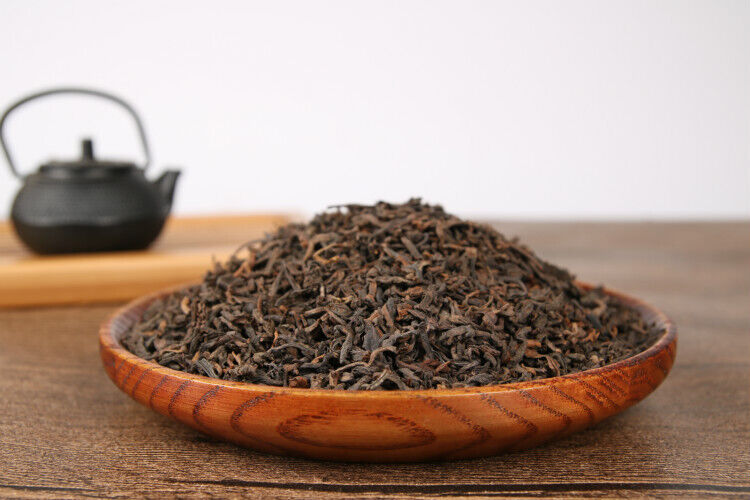 HelloYoung 500G Yunnan Pu'er Tea Menghai Old Tree Golden Buds Grade 1 Loose Tea Ripe Tea