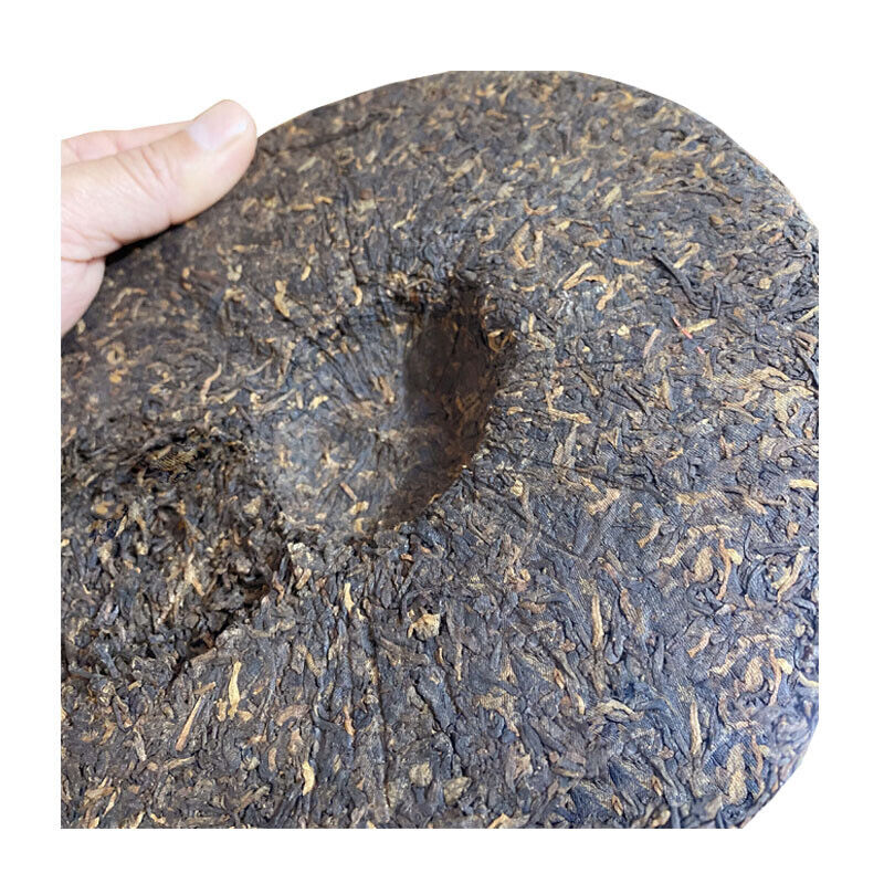 Old Tree Tea Leaves Fermented Pressed Aged Puerh Tea  Puerh Ripe Tea Cake 357g