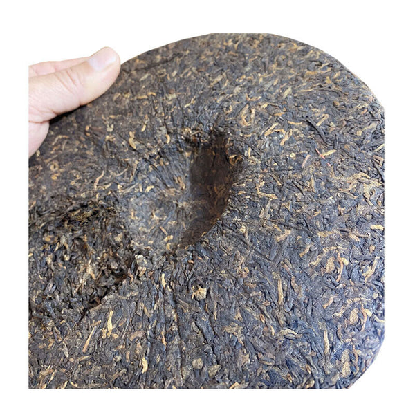 Old Tree Tea Leaves Fermented Pressed Aged Puerh Tea  Puerh Ripe Tea Cake 357g