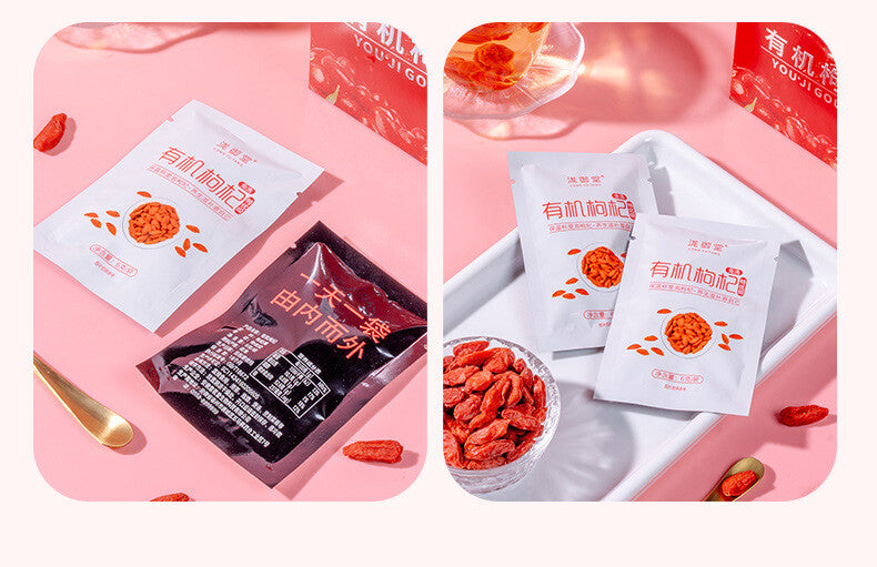 Organic Sulfite-Free Goji Berries: 100g Top Grade Ningxia