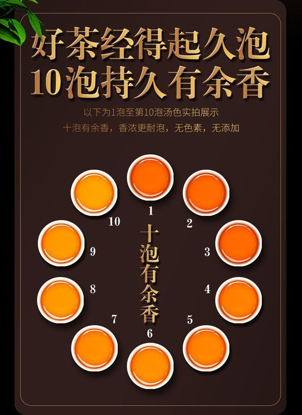 HelloYoung Golden Jun Mei Black Tea Special Grade Wuyi Strong Fragrance Honey Fragrance Tea