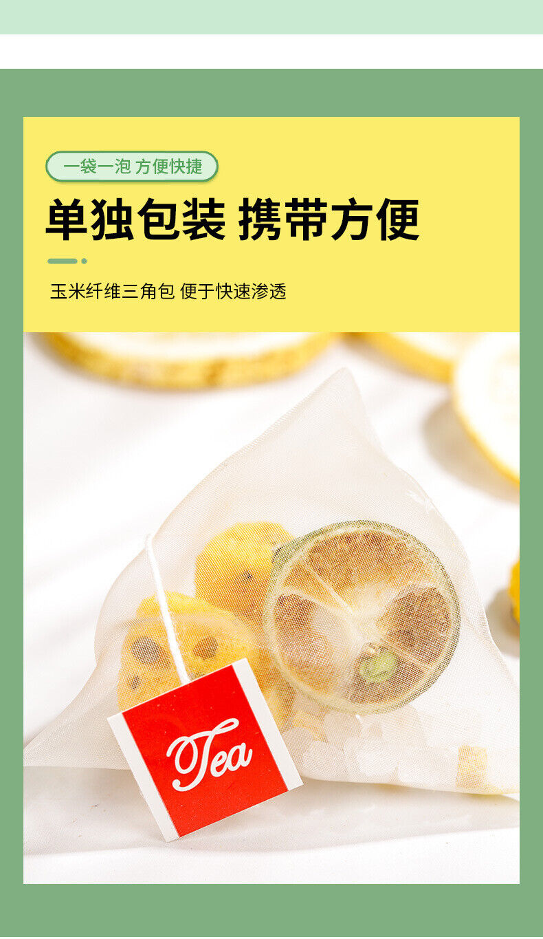 Kumquat Lemon Passion Fruit Tea Cold Brewed Triangular Tea Bag Fruit Tea