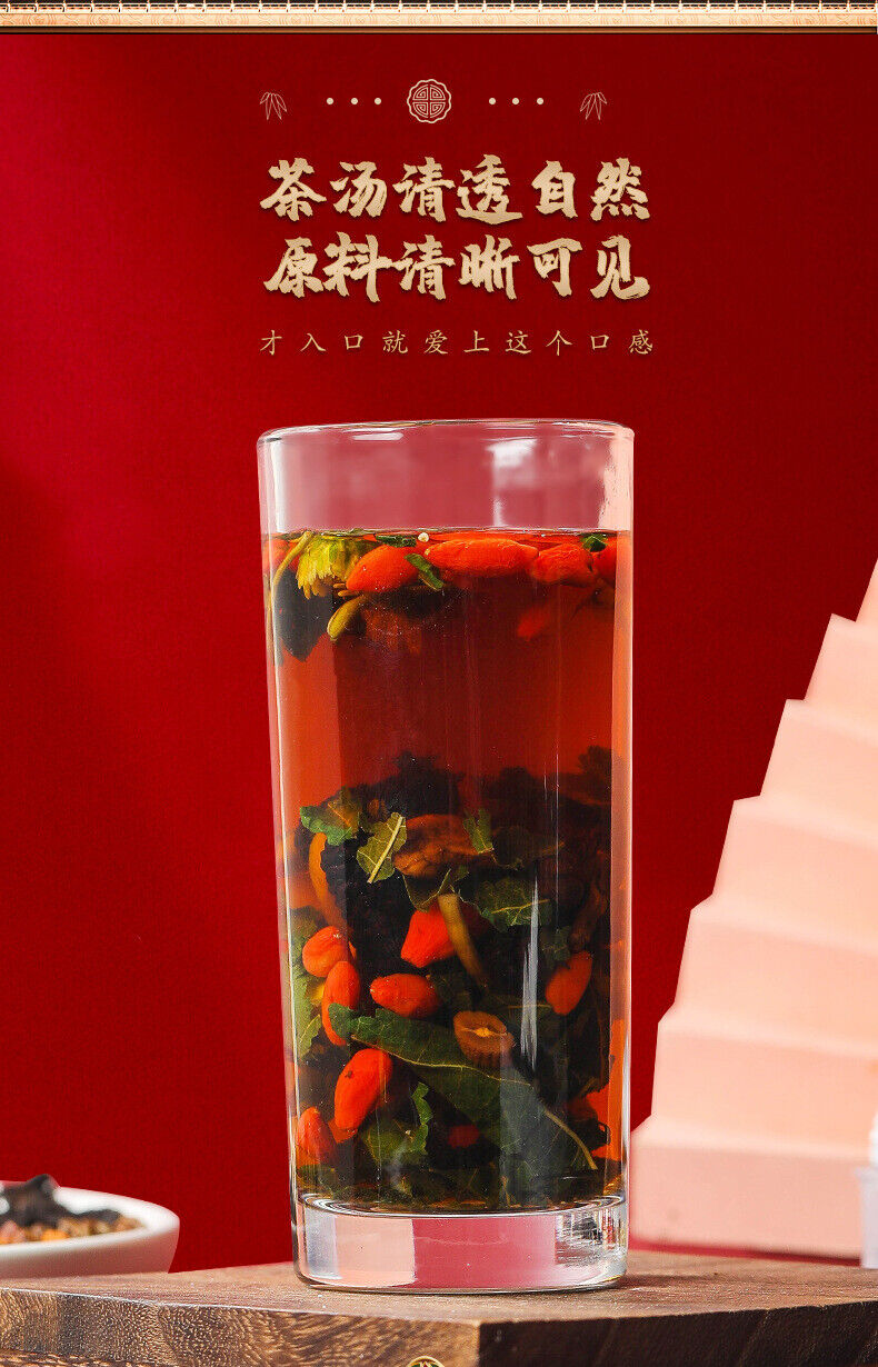 High quality Chrysanthemum Cassia Berry Wolfberry Dandelion Tea Small Tin Tea