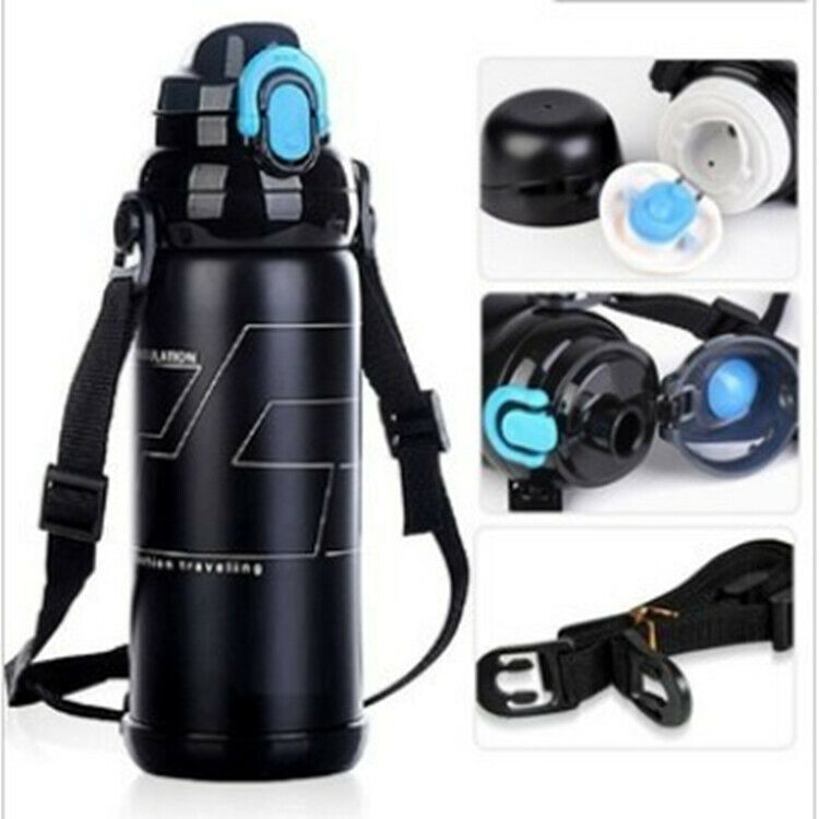 Portable Insulation Kettle Stainless Steel Double Vacuum Bottle Multifunctional