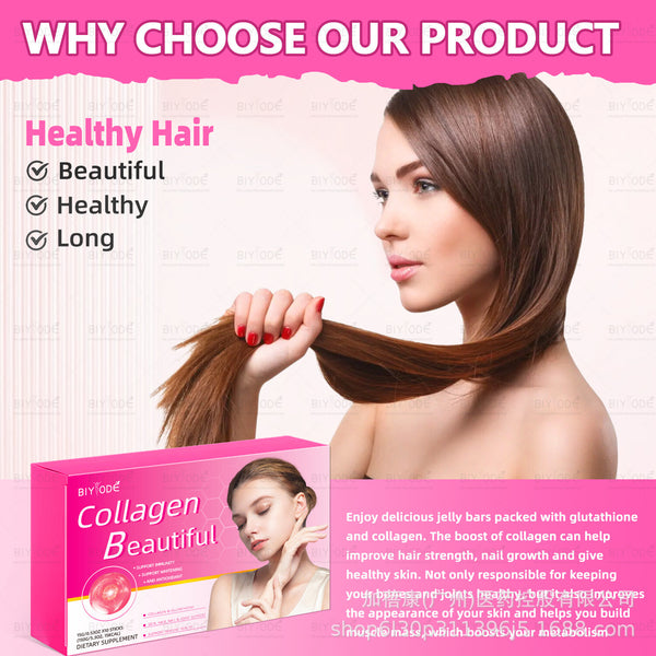 Nourishing Gelatin Supplement 15g× 10 Sticks Collagen Enzyme Jelly