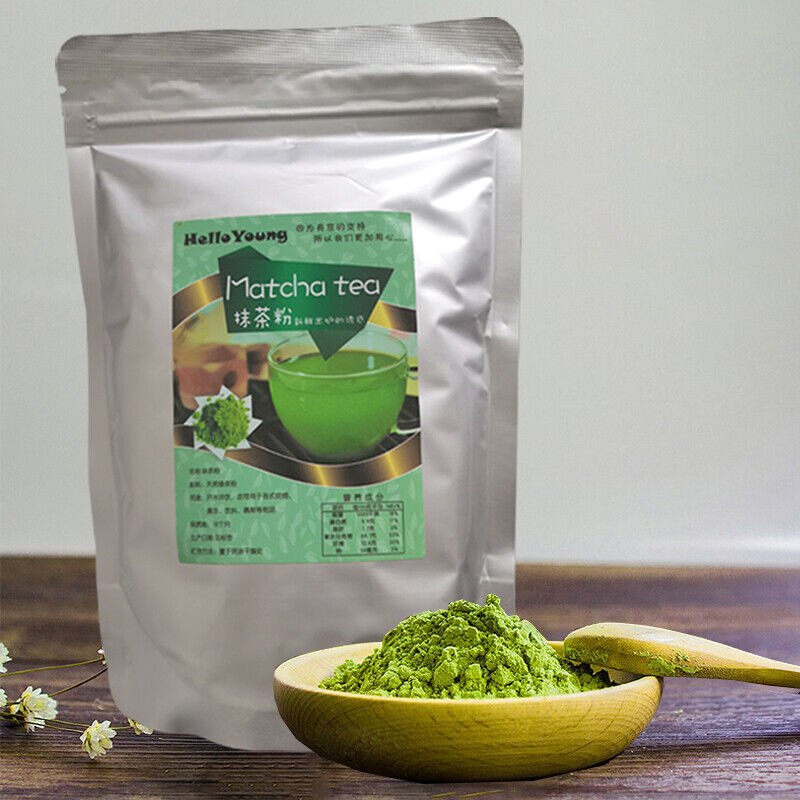 Matcha green tea powder cooking baking latte gluten free vegan macha powder Secondary image