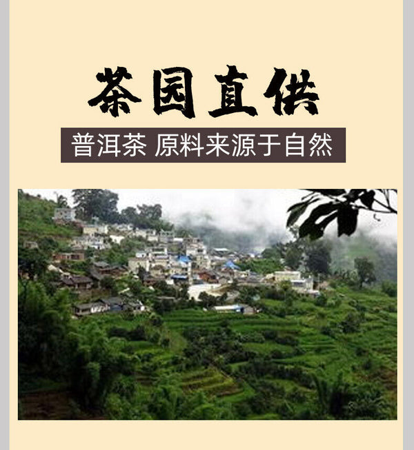 HelloYoung 357g Pu-erh Raw Tea Icelandic Old Cottage Pu-erh Tea Zodiac Pu-erh Tea Cake
