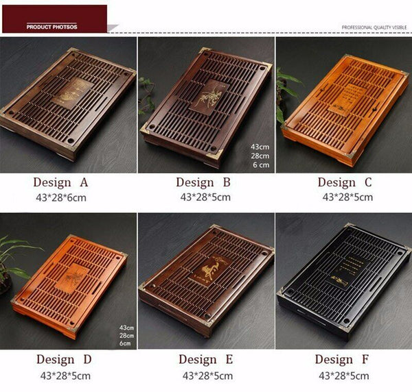 Tea Tray Teapot Tray Tea Cup Tray Chinese Solid Tea Tray Household Tea Board