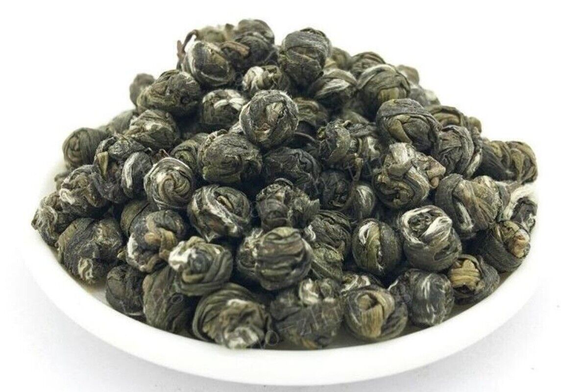 HelloYoung 250g Jasmine Flower Tea Pearl 100% Organic King Grade Chinese Dragon Green Tea Secondary image