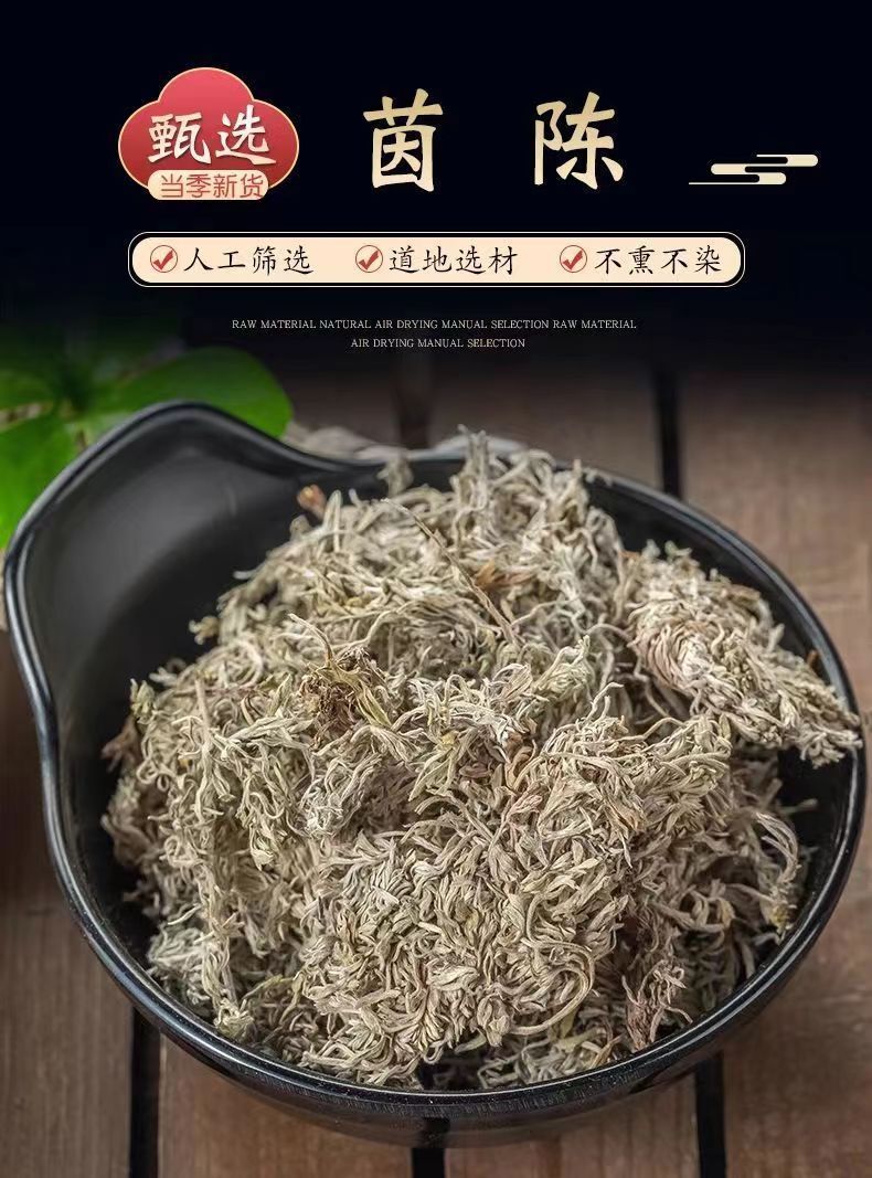 50g/bottle Yin Chen Chinese Herbal Tea Fresh Artemisia Scoparia Tea
