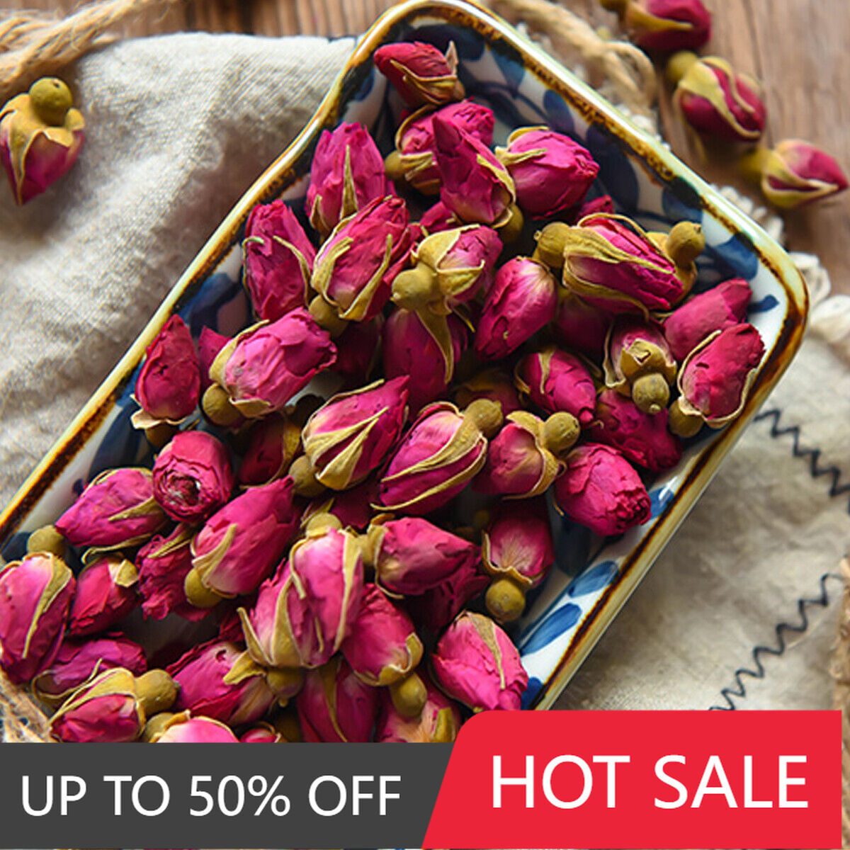 Chinese Tea Rose Tea Dried Rosebud Without Sulfur Flower Bulk China Healthy Food Main image