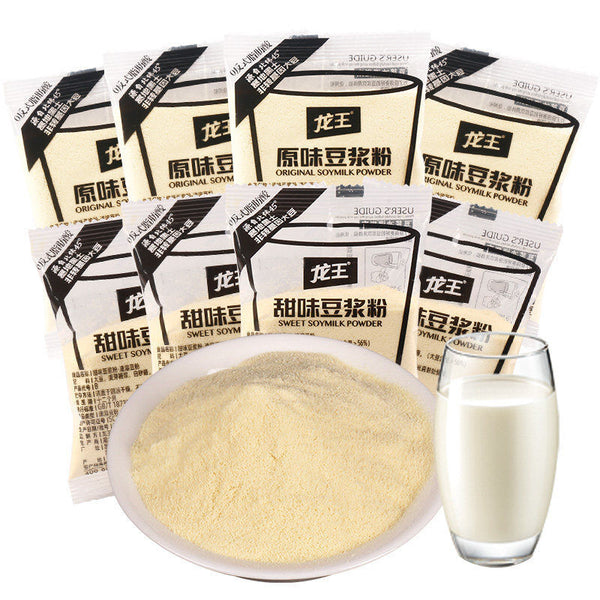 30g*16bags Dragon King Soy Milk Powder Soybean Milk Powder Sweet Taste龙王豆浆粉黄豆豆浆粉