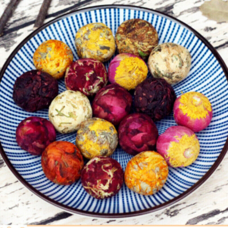 HelloYoung 500g10 Kinds Chinese Mix Blooming Tea Balls Organic Flowers Flowering Tea Buds Main image