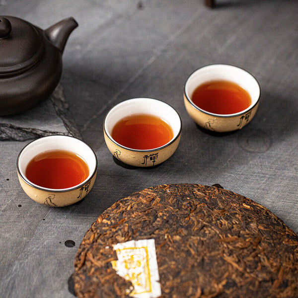 Lao Banzhang Golden Bud Ripe Tea Yunnan Pu'er Ripe Tea Pu'er 375g