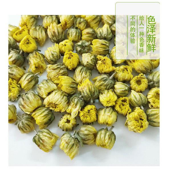HelloYoung Plum Chrysanthemum Hang White Chrysanthemum buds flower tea bulk 17.6oz