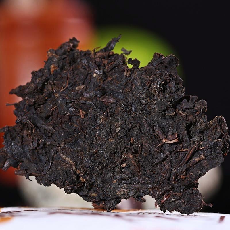 188g Ripe Puerh Tea Shu Puer Tea Cake,2016 Menghai Spring Hao Cake