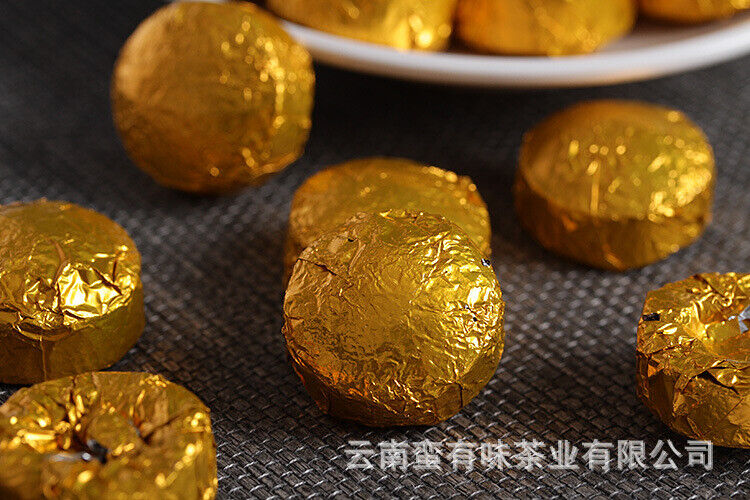 HelloYoung 500g Yunnan Pu'er Tea Leaves Glutinous Small Golden Tuo Mini Small Tuo Tea