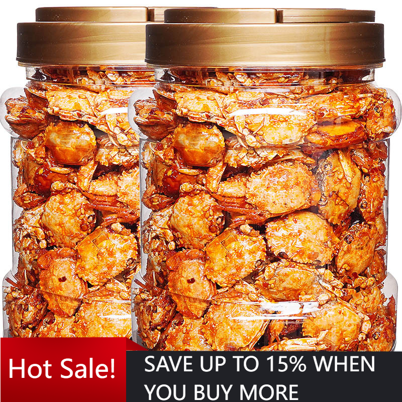 NEW Spicy Small Sea Crab Instant Canned Cooked Seafood Casual Deep Sea Snack Main image