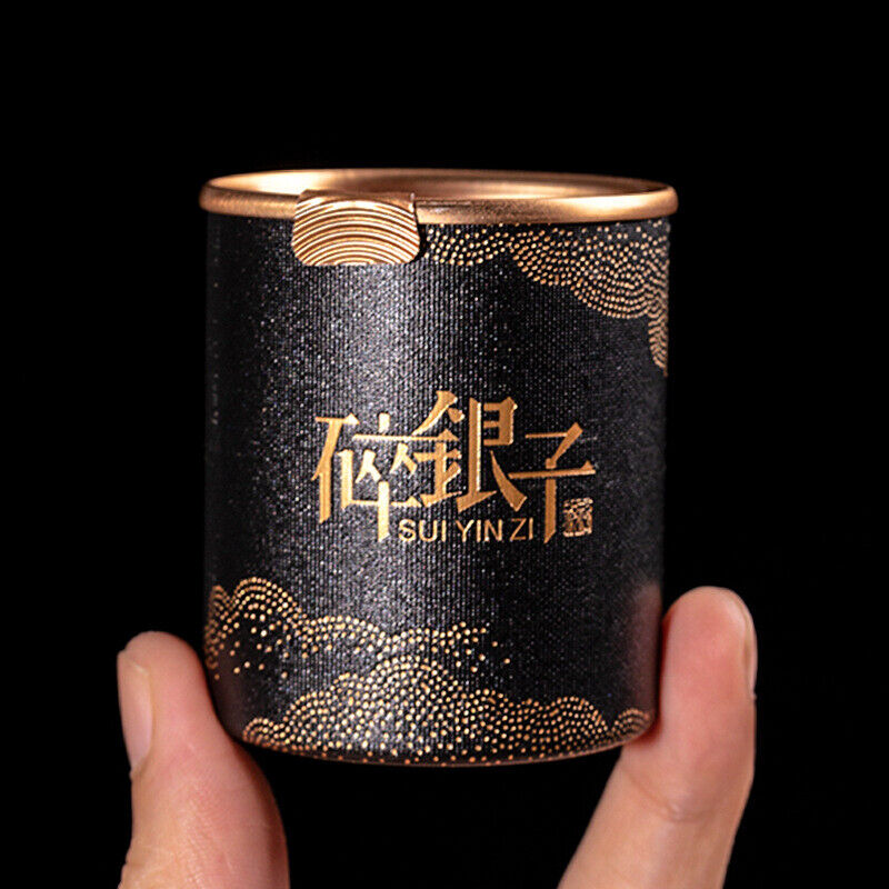 HelloYoung 30g Small Can of Crushed Silver Tea Fossilized Ripe Pu-erh Tea Ripe Tea 糯米香特级茶叶