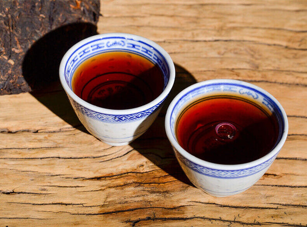 Pu Erh Ripe Tea Pu-erh Ripe Tea Brown Mountain Big Tree Tea 357g