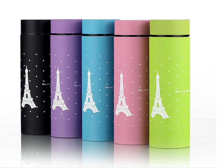 Straight Sport Bottle Travel Camping Stainless Steel  Insulating Bottle Portable