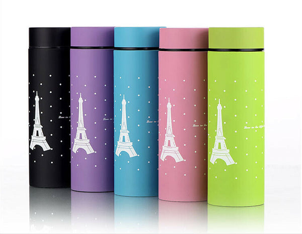 Straight Sport Bottle Travel Camping Stainless Steel  Insulating Bottle Portable