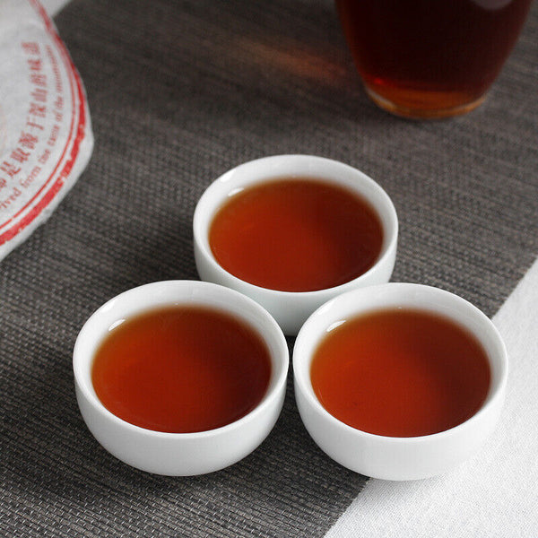 HelloYoung 357g Yunnan Pu'er Tea Jingmai Ancient Tea Ripe Tea Seven Seed Cake Tea