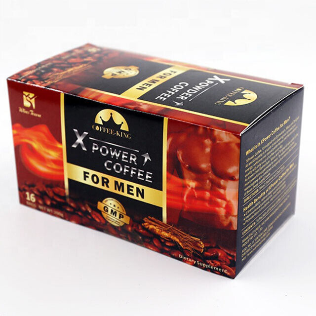 Man X Power Kaffee Maca Erweiterung Instant-Kräuterkraft-Kaffee 12,5g×16 Beutel