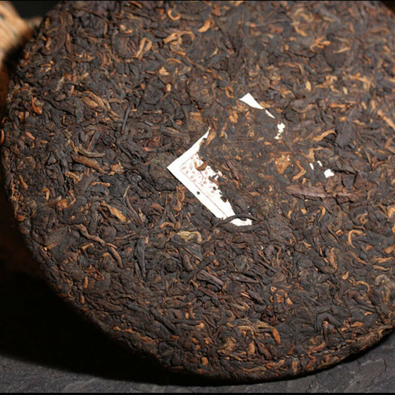 HelloYoung TeaQizi Pu'er Tea Cake 7 Cakes Top Ripe Pu Erh Black Tea 2499g Yunnan Aromatic Ruyi