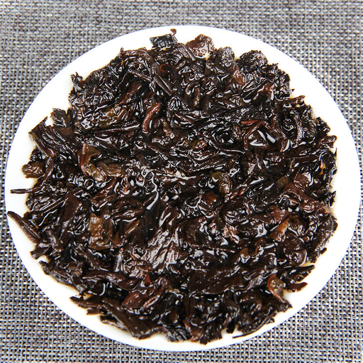 357g/12.59oz High Recommended Black Tea Cooked Compressed Ogranic Puer Tea Cake