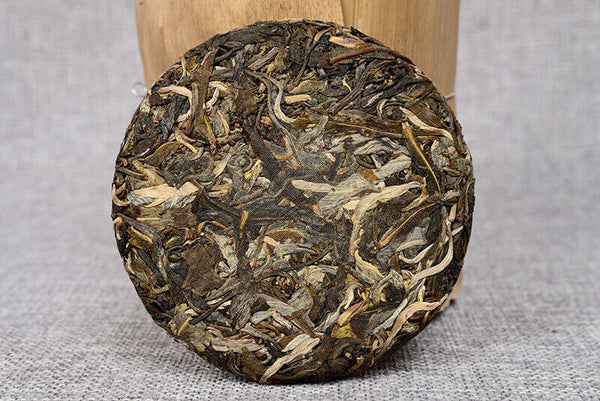 HelloYoung Pu-erh Tea Raw Tea Cake Bai Ling Golden Bud Raw Tea 100g Pu-erh Cake Tea