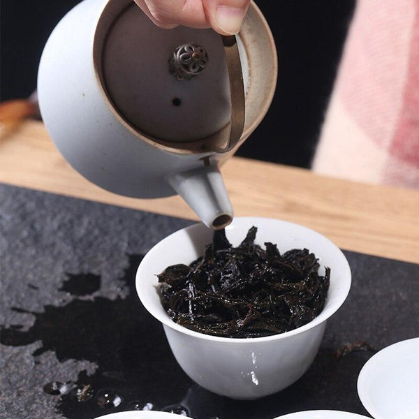 2023 High Flower Fragrance Oolong Loose Leaf Tea Wuyi Red Robe Oolong Tea  500g